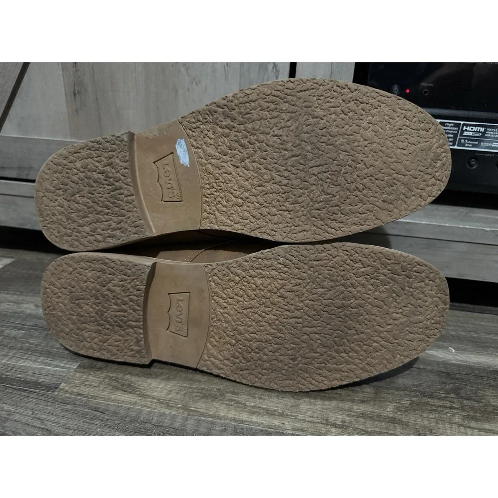 Levis Sonoma Wax 518815-DKTN Mens Size 11 Brown Mid Top Lace Up‎ Chukkas Boots